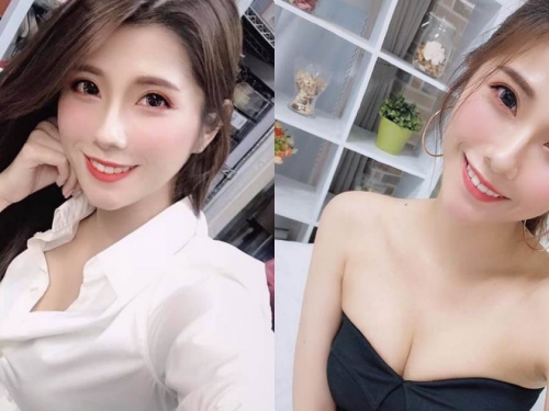 正妹Joanna沐沐「美豔OL造型」辣翻，領口微開特別挑逗啊！