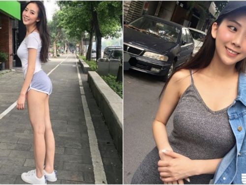 台北街頭驚見「熱褲美乳妹」！前凸後翹的「極品身材」太犯規！ig裡也是滿滿驚喜呀！