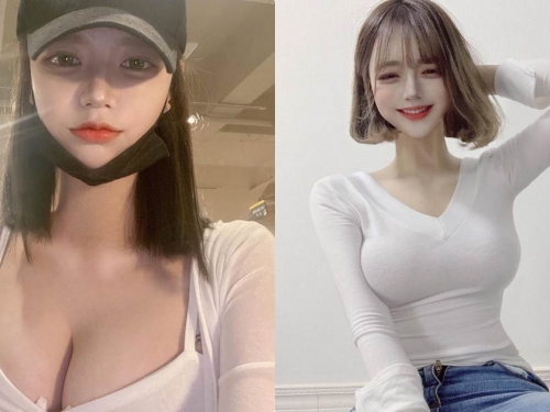 童顏巨乳正妹「兇器實在太大了」，「胸型超凸出」好讓人上火！