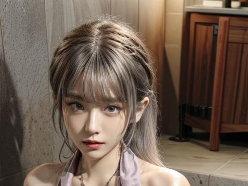 浴室裡的妹子