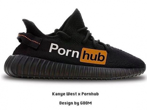 最A的聯名？Yeezy Boost 350 V2 x成人網站 Pornhub 你敢穿出去曬鞋嗎？