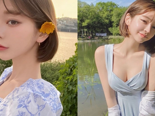 百萬追蹤人氣「巴掌臉美女」氣場太強大！玲瓏曲線大小剛剛好，還曾是女團成員！