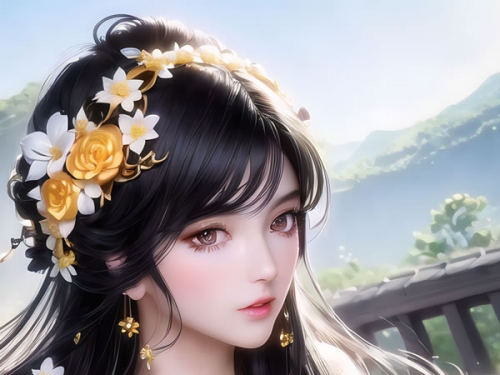 AI generates fairy beauty