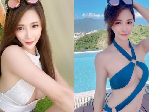長腿女神「金娜娜」度假照辣到翻，性感比基尼讓「南半球蹦出」！