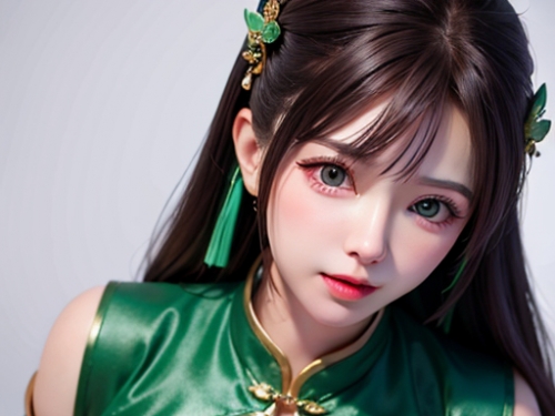 AI生成美女~【リアル風】チャイナ服(中國服飾)
