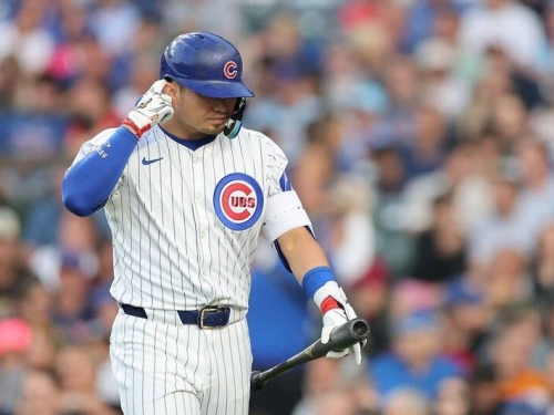 MLB》鈴木誠也打到要害「喬一下」 主審不等直接拉掉