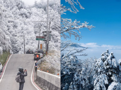 這在台灣嗎？思源啞口、太平山「童話雪景」美翻，雪白仙境不用出國就看得到