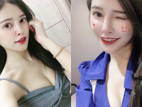 有著「水嫩酥胸」的甜美正妹魏檸，低胸裝畫面太撩人了！