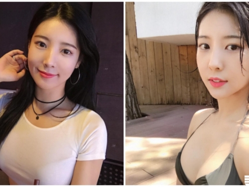 韓國長腿美女！　穿比基尼解放「渾圓美胸」，整個好火辣喔！