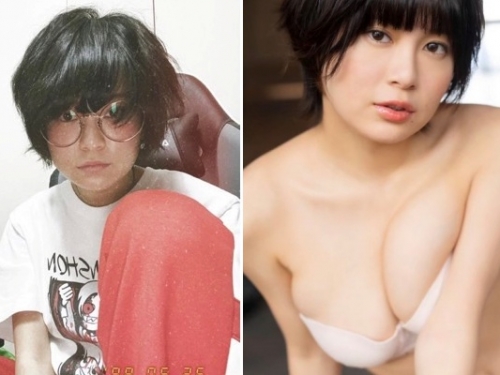 「隱乳系」女生真香？這些日本正妹「脫與不脫差很大」狂吸網友追蹤