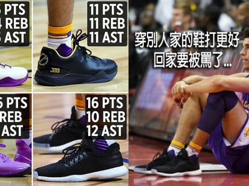 球爸神行銷？球哥今天又換鞋！穿完Kobe鞋換哈登鞋...UA熱身ing？