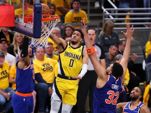 NBA季後賽》史上第一人！哈里伯頓超狂大三元力退尼克助隊聽牌