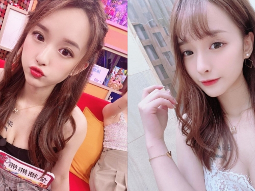 正妹「全糖熊熊」錄影打扮好低胸，「性感美胸畫面」好迷人啊！