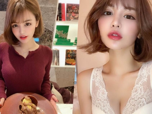 甜美櫻花妹「豐滿車頭燈外露」，雄偉乳量讓用餐客人都驚呼！