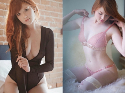 嚐一口！「棉花糖奶妹」衣服不斷向下滑　「雪白嫩乳」又軟又綿一級棒