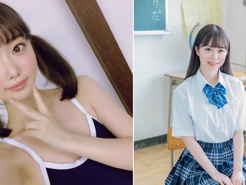 清純可人！　大眼白皙美少女「百瀬明日香」AV出道！