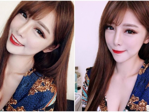 車展上的超優辣模！正妹尤妝妝「女神魅力好強大」，電眼紅唇充滿心動感！
