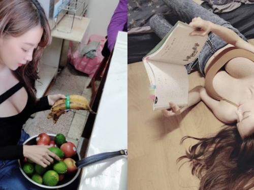 水果店老闆娘「爆乳榨汁」變果汁牛奶　就想來一杯濃純香！