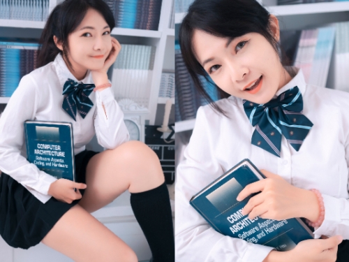 欠調教！JK巨乳妹腿間藏小心機…　撩裙「暗示‧性」極強讓人受不了～