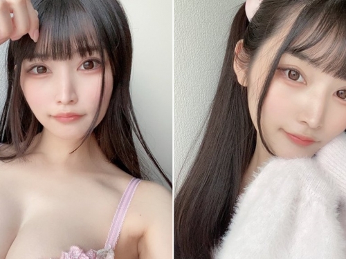 隱性宅女！　F罩杯白嫩美少女「胡桃櫻」夢想當聲優、趁開學前AV出道賺學費！