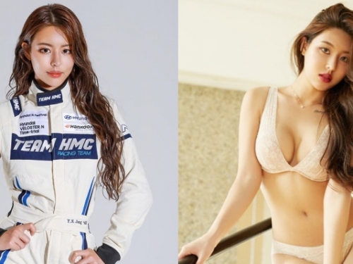 這反差太讚！女賽車手「鄭有娜」顏值爆棚！脫去賽車服後...火辣身材讓網友看呆了
