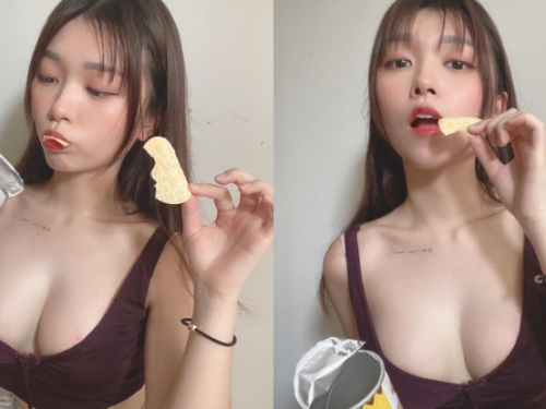 食指大動！大馬高等正妹「瑋兒Diorwynn」浪乓倒出白嫩雪乳，美食也底不過這狂辣美體！