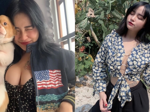 俏麗越南妹「狗壓巨乳」擠出深溝！平時穿衣不客氣，中路秀出「)(」弧度！