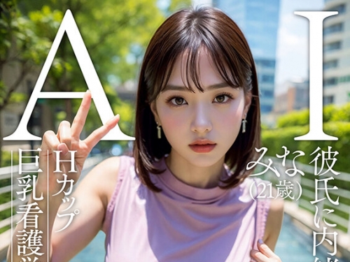AIAV-017 AI素人 Hカップ巨乳看護學生 みな（21歳）【3.1次元】