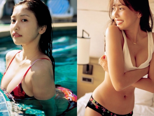 兼具可愛與性感！天使嫩模「佐野ひなこ」極品甜笑讓人融化　彎腰露深溝畫面一片肉色