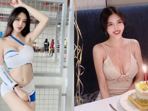 173 cm 正妹前空姐「Zena嘉希」開心慶生！ㄦ字溝吸走網友目光