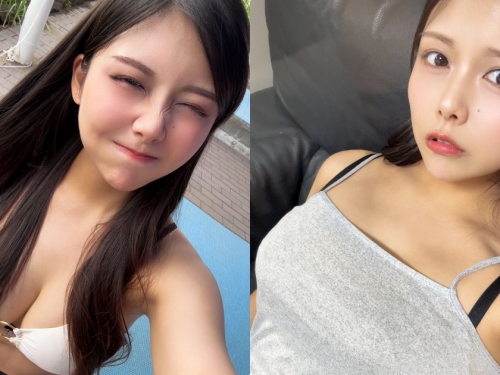 顫抖達到高潮！有著強大H奶的巨乳新人中出解禁了！