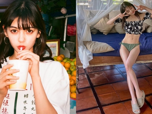 19歲混血正妹麻豆「愛花Erica」，超大洋娃娃電眼和深邃輪廓備受時尚青睞！
