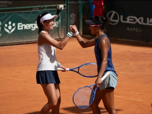 網球》卓家姊妹羅馬女雙首奪冠！WTA125紅土賽逆轉勝
