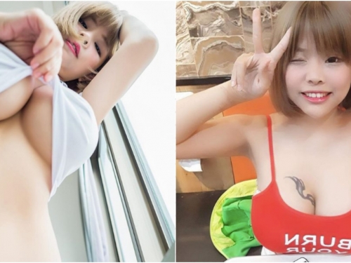 神之大奶角度！仰視「巨乳南半球」讓人好窒息 超狂奶妹拍照無極限