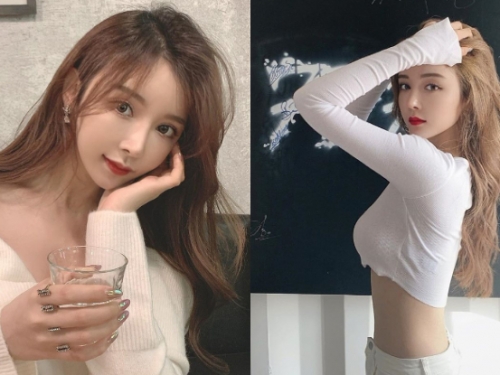 個性美女「王王仙貝」性感撩髮大露紙片腰，精巧顏值引領全球雄性暴動！