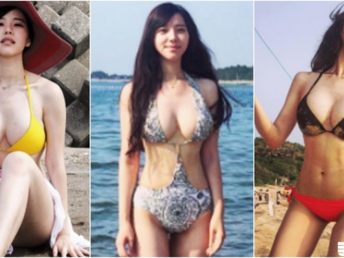 北醫氣質「胸爆E奶妹」！換上比基尼卻有「渾圓飽滿」大反差！絕對是天菜啊