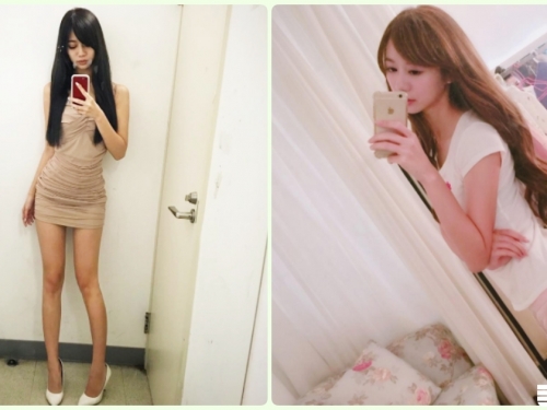 戀愛了！網傳「逆天長腿正妹」身材好火辣！超飽滿美乳讓人受不了啦…