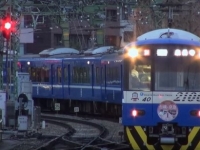 列車跨越時空 日2100電車塗成台鐵藍白色影片曝光