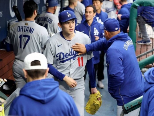 MLB》沒讓佐佐木朗希投完5局拚生涯首勝！道奇主帥解釋換投原因