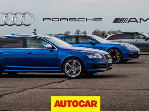[影]10年老車不輸？曾經的「最強旅行車」Audi RS6 直線對決 E63 S Estate、Panamera Turismo！