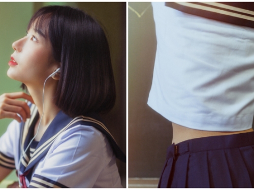 這就是青春的味道！「甜美學生妹」放課後的夏天氣息，讓人充滿幻想的絕對領域！