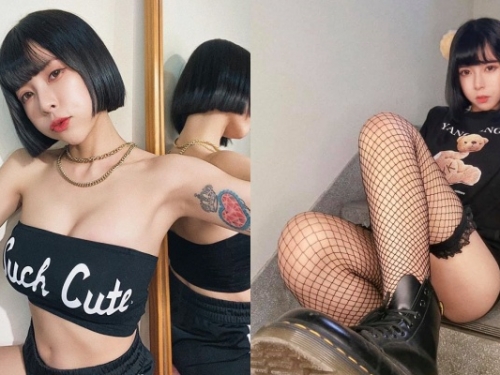 又壞又甜！短髮正妹「糖糖」風格百變！「美乳纖腰」收服網友心