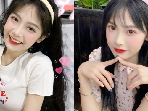 21歲可愛妹子「冰箱前挺起美胸」，「性感的胸型」好吸睛呀！