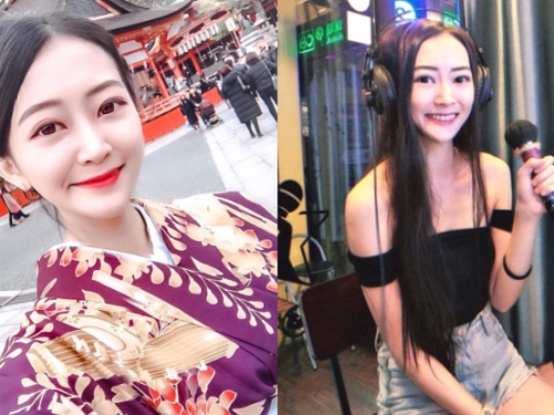 包廂有正妹！「啾啾」水汪大眼笑容太甜美，白嫩美體一到海邊就露出性感本性！