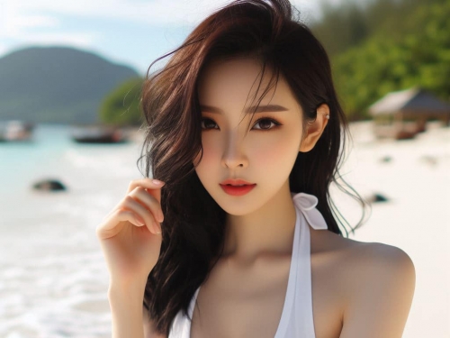 青春的妹子果然好（沙灘風格）