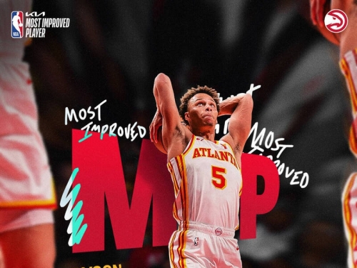 NBA》老鷹神偷太狂！ 擊敗狀元、快艇中鋒奪年度最佳進步獎