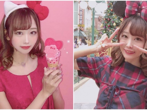 熱愛迪士尼的夢幻正妹「sakibon」，戴上米奇髮圈太卡哇伊了！