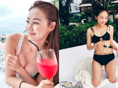 引人犯罪！度假洋裝擠嫩乳，台灣正妹「coco」小露性感依然大辣可口的文青仙女！