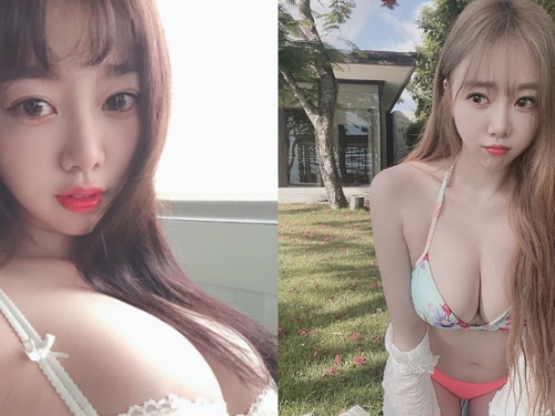 橫看成嶺側成峰！巨峰小隻馬「米妹Vanessa」比基尼包不住　滿滿乳量快溢出