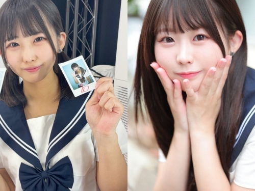 稀有的原石！「149公分蘿莉制服妹」誘惑出道！